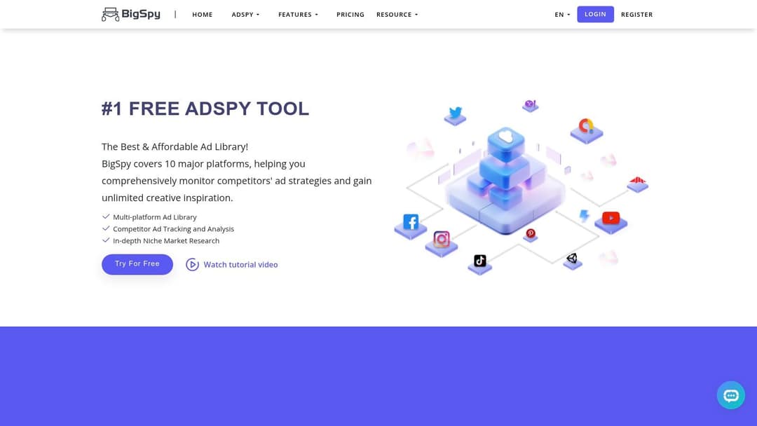 BigSpy – Multi‑network Ad Creative Database