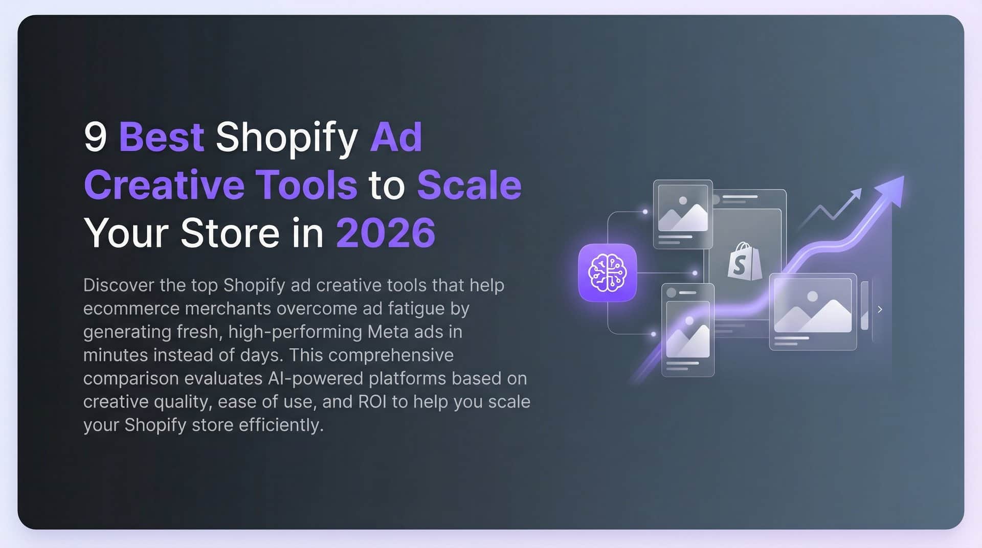 Featured image for 9 Best Shopify Ad Creative Tools to Scale Your Store in 2026