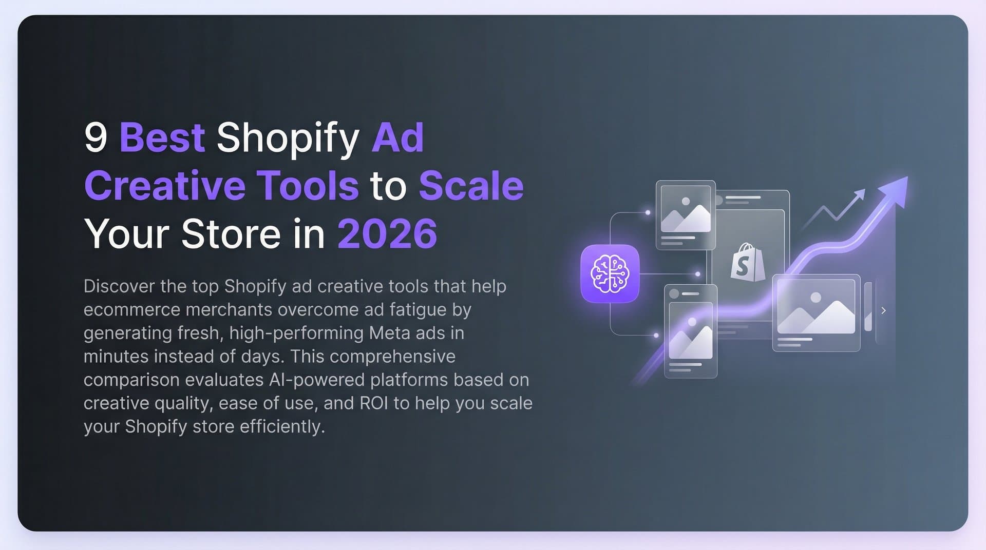 Featured image for 9 Best Shopify Ad Creative Tools to Scale Your Store in 2026