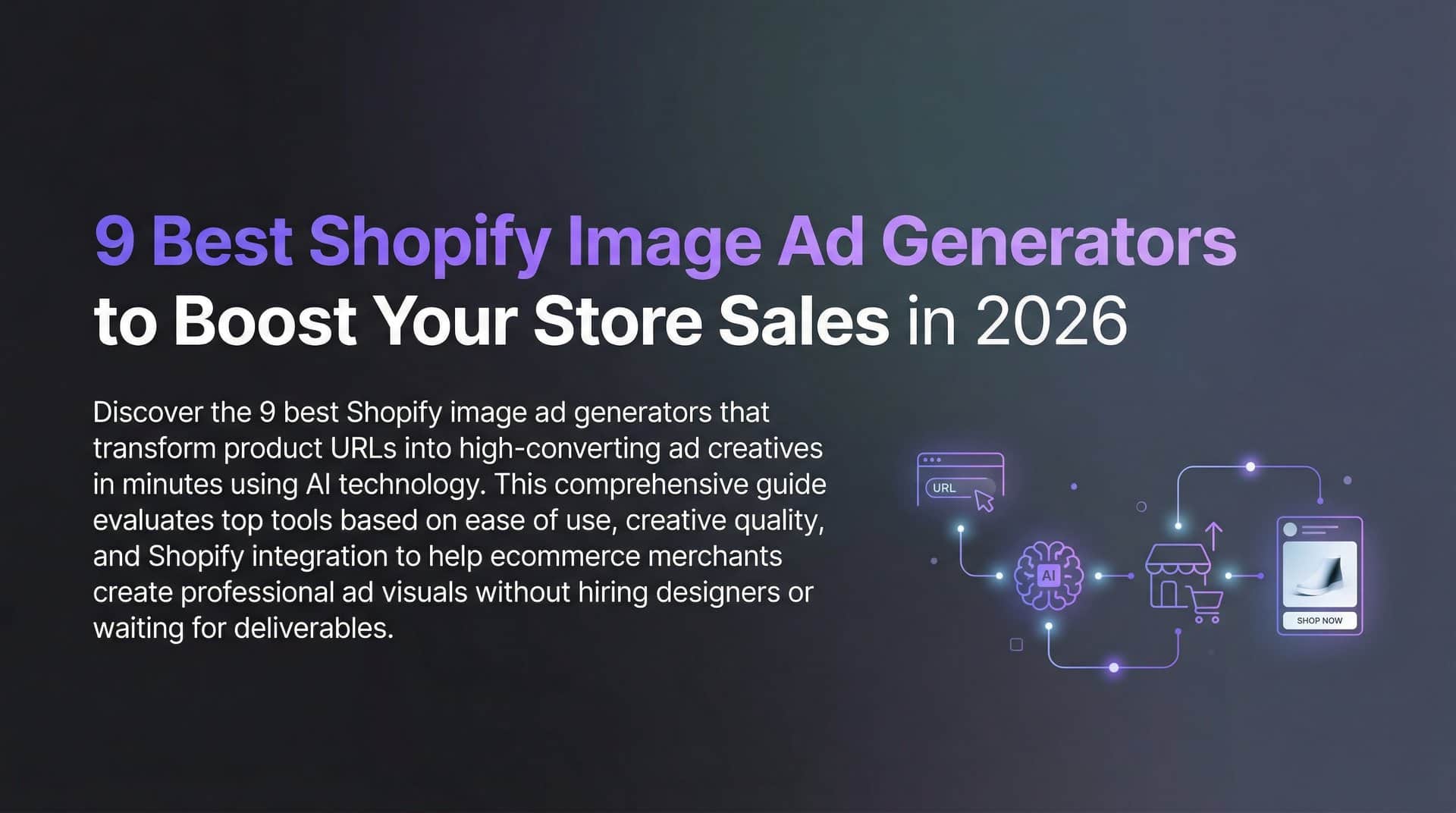 Featured image for 9 Best Shopify Image Ad Generators to Boost Your Store Sales in 2026