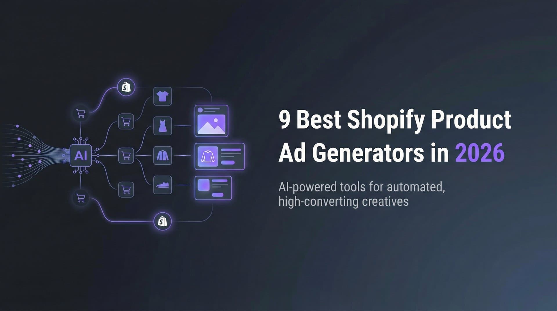 Featured image for 9 Best Shopify Product Ad Generators in 2026