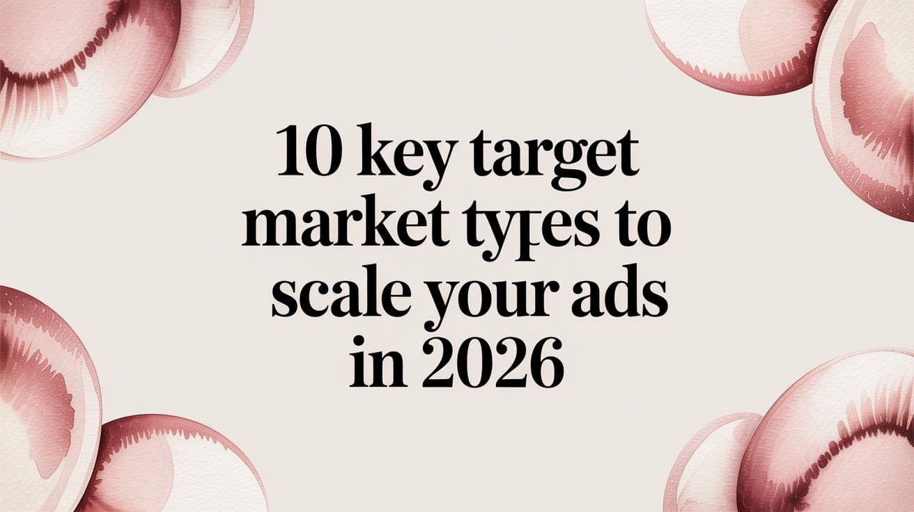 Featured image for 10 Key Target Market Types to Scale Your Ads in 2026