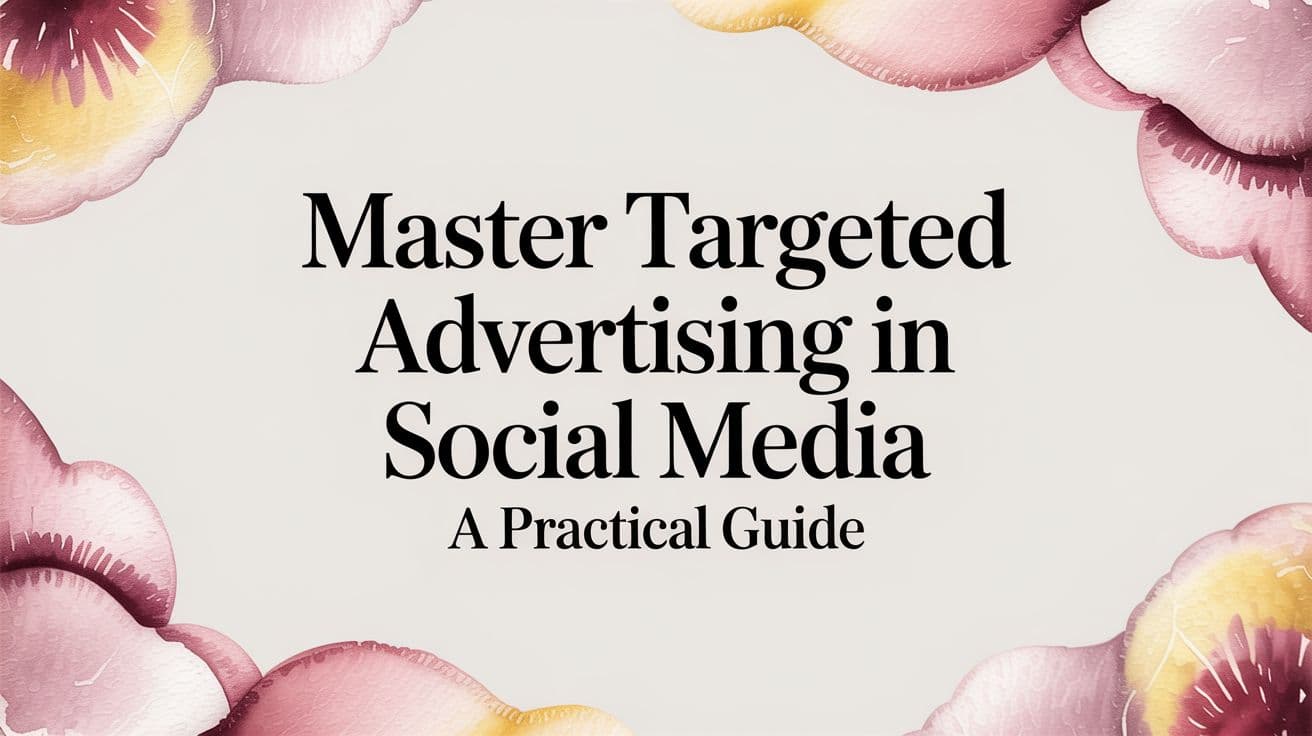Featured image for Master Targeted Advertising in Social Media A Practical Guide