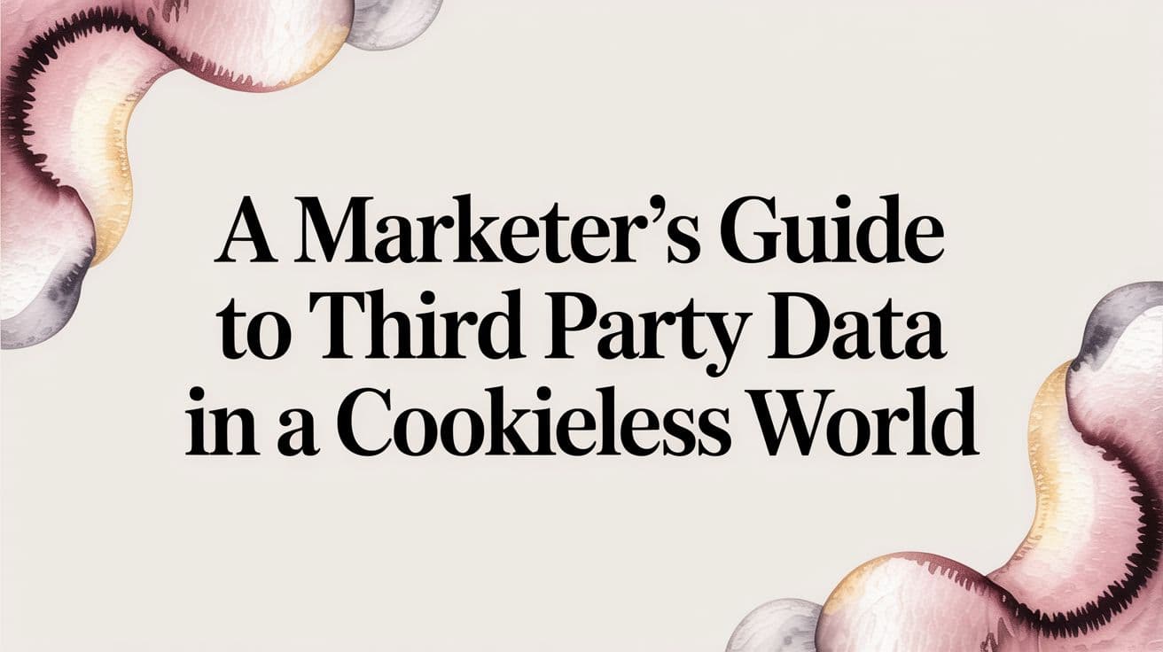 Featured image for A Marketer's Guide to Third Party Data in a Cookieless World