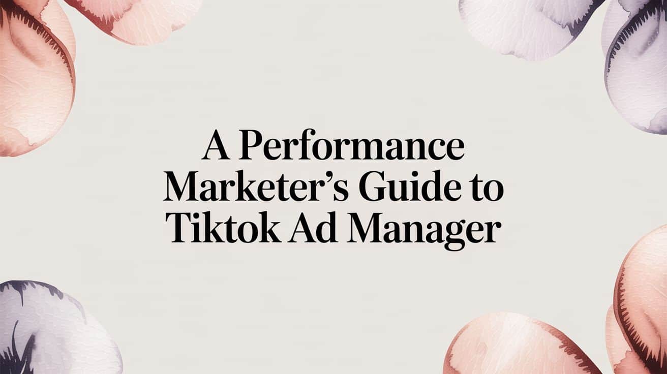 Featured image for A Performance Marketer's Guide to TikTok Ad Manager