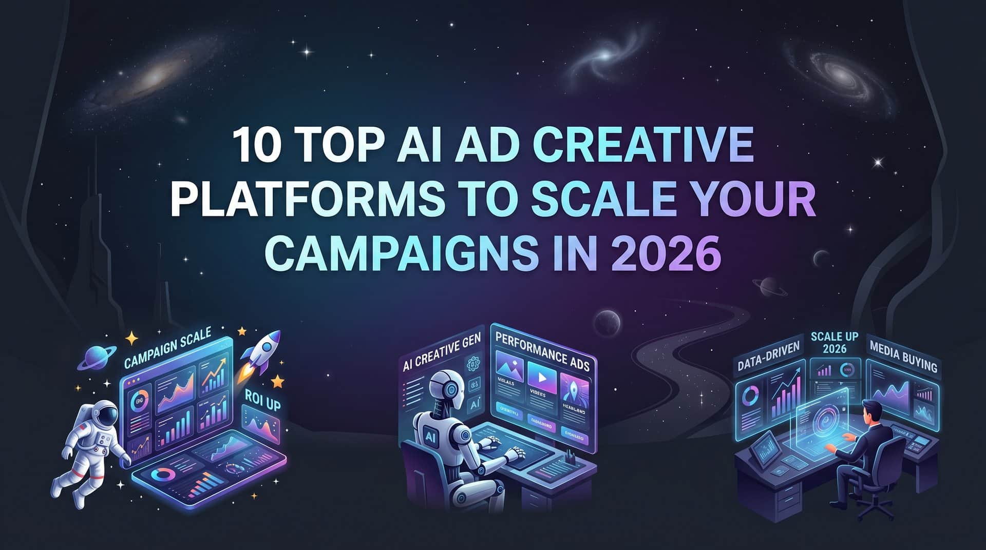 Featured image for 10 Top AI Ad Creative Platforms to Scale Your Campaigns in 2026