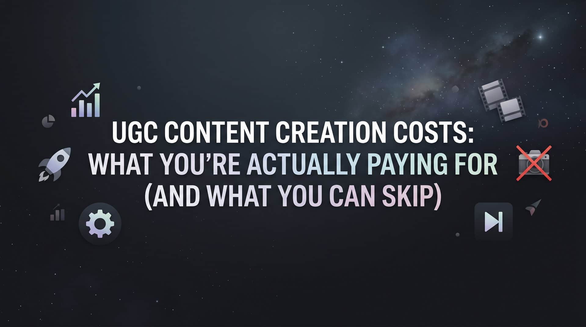 Featured image for UGC Content Creation Costs: What You're Actually Paying For (And What You Can Skip)