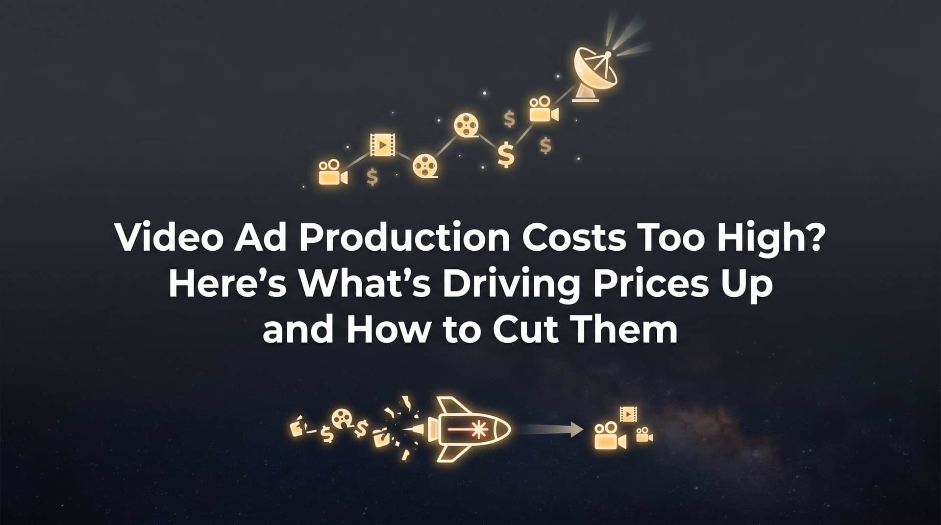 Featured image for Video Ad Production Costs Too High? Here's What's Driving Prices Up and How to Cut Them