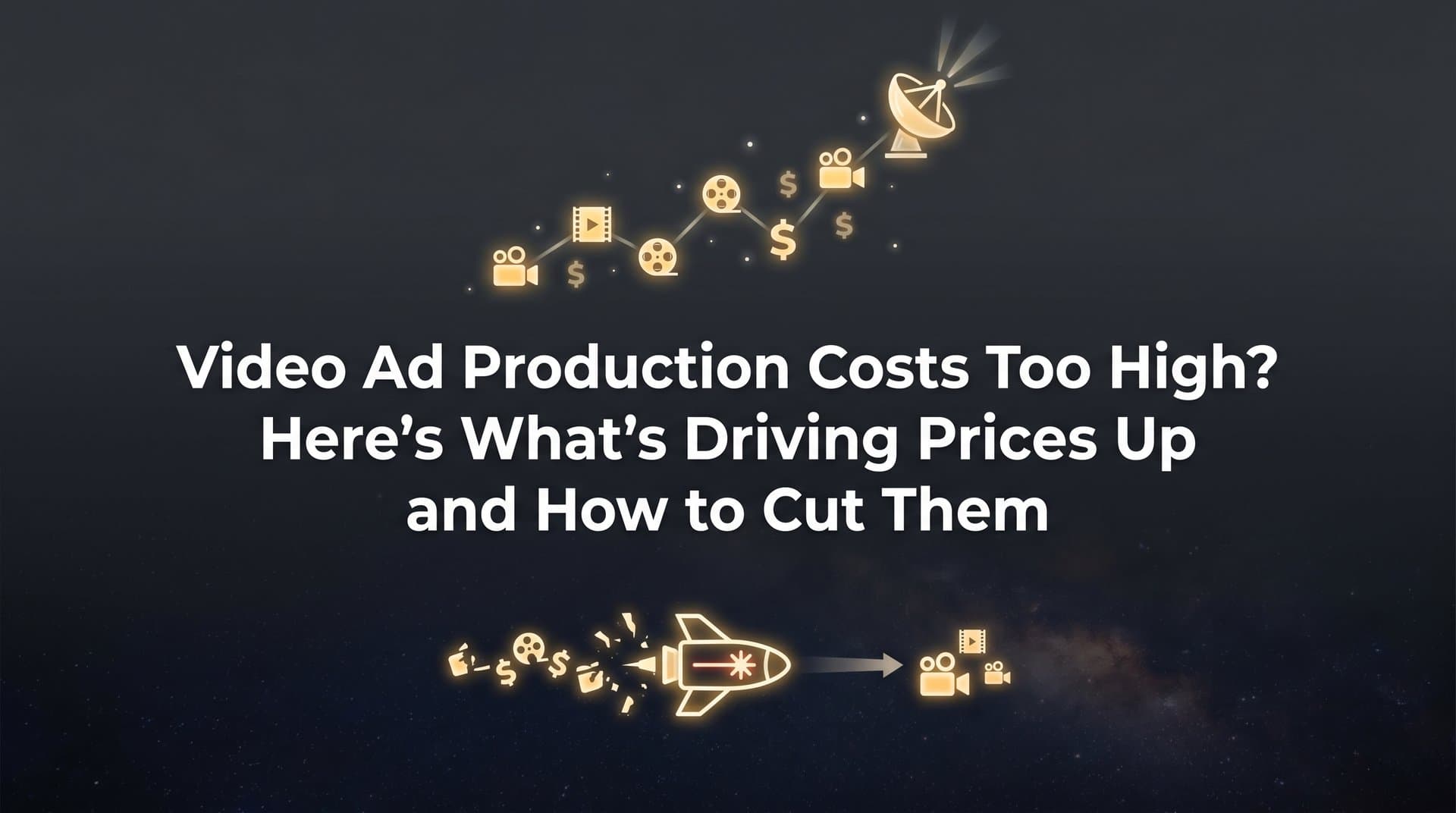 Featured image for Video Ad Production Costs Too High? Here's What's Driving Prices Up and How to Cut Them