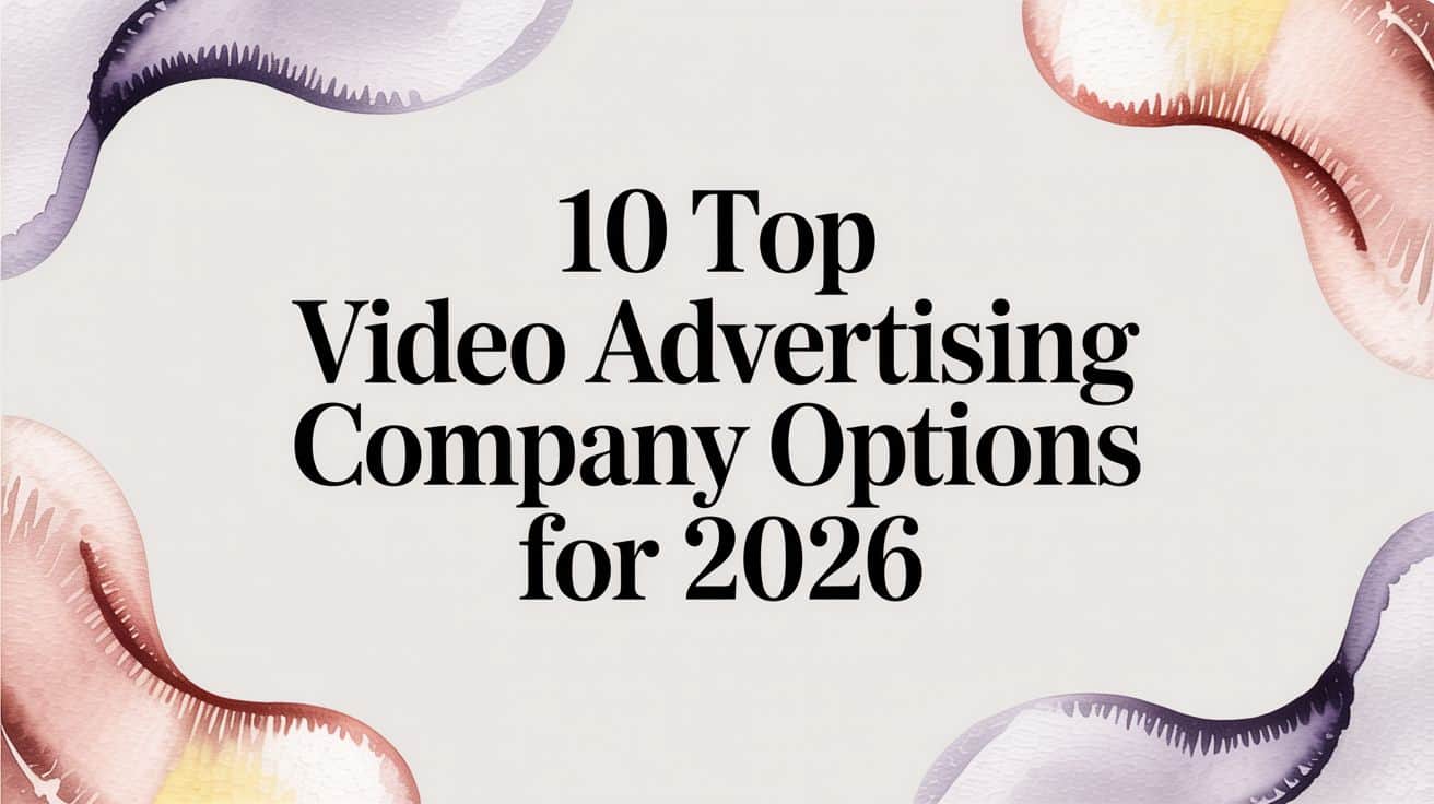Featured image for 10 Top Video Advertising Company Options for 2026