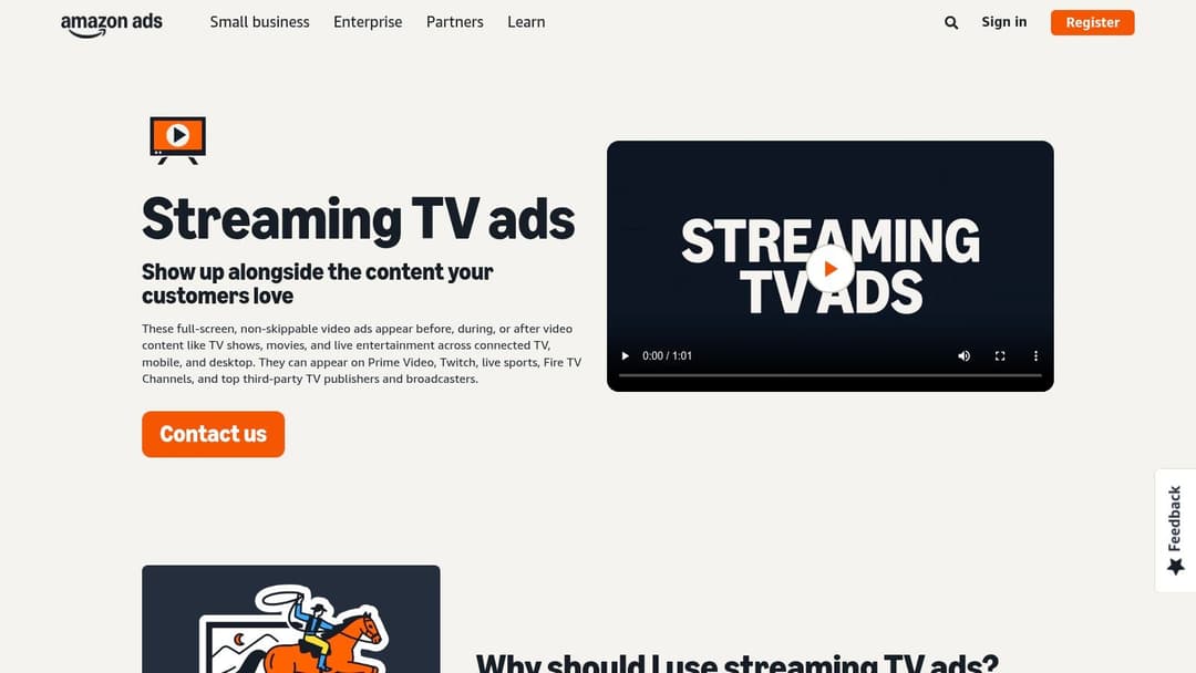 Amazon Ads, Streaming TV