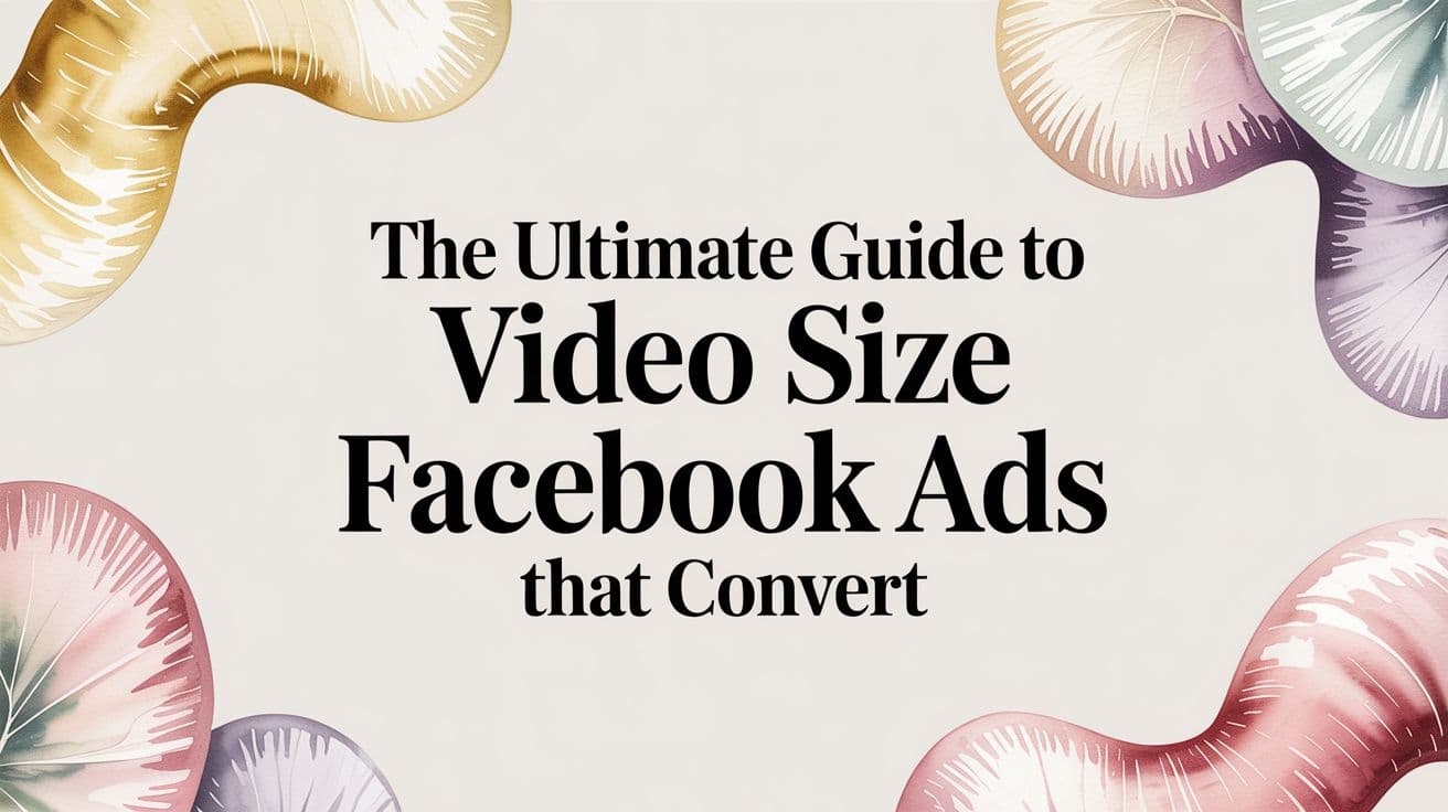Featured image for The Ultimate Guide to Video Size Facebook Ads That Convert