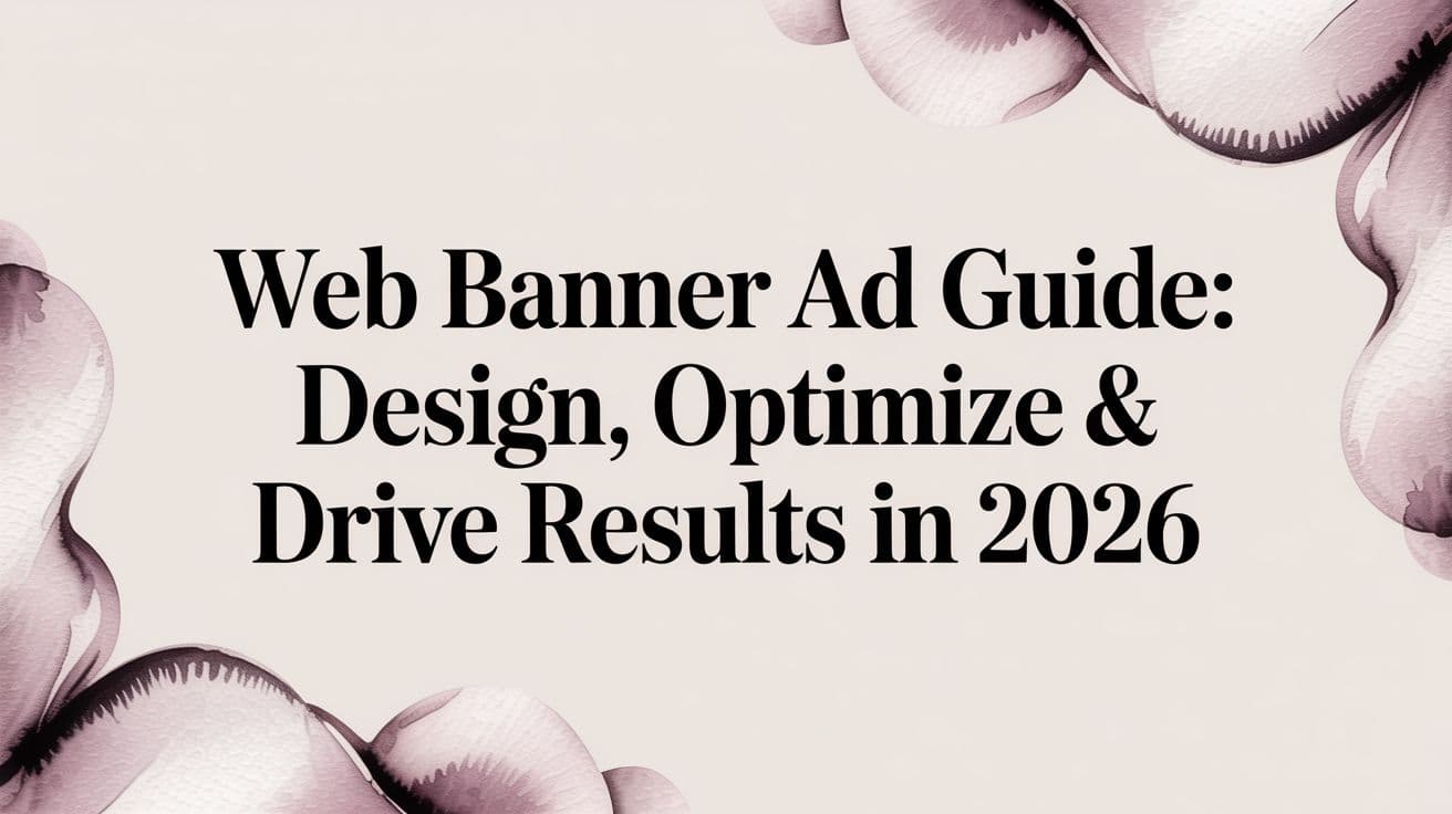 Featured image for Web Banner Ad Guide: Design, Optimize & Drive Results in 2026
