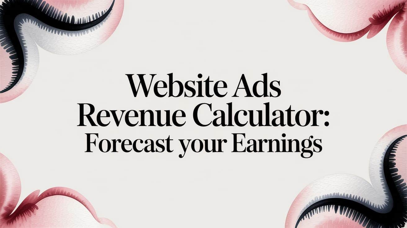 Featured image for Website Ads Revenue Calculator: Forecast Your Earnings