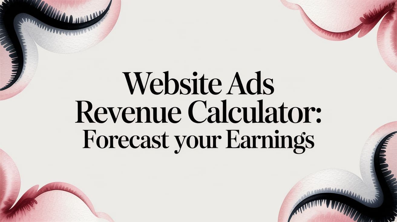 Featured image for Website Ads Revenue Calculator: Forecast Your Earnings