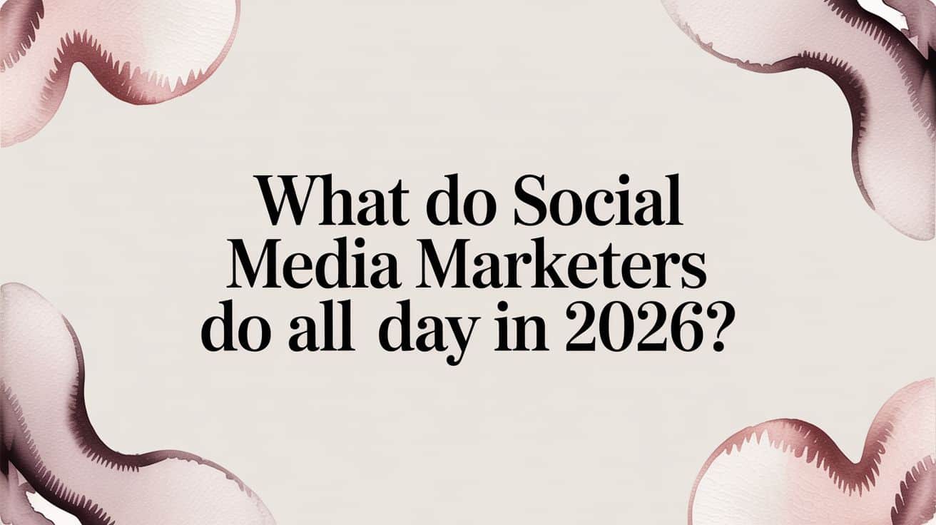 Featured image for What Do Social Media Marketers Do All Day in 2026?