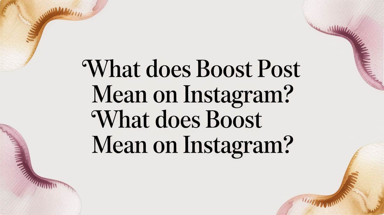 Featured image for What Does Boost Post Mean On Instagram? what does boost post mean on instagram