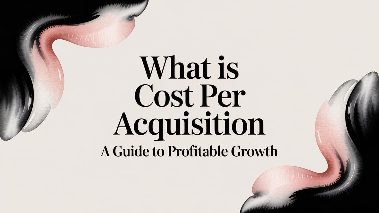 Featured image for What Is Cost Per Acquisition A Guide to Profitable Growth