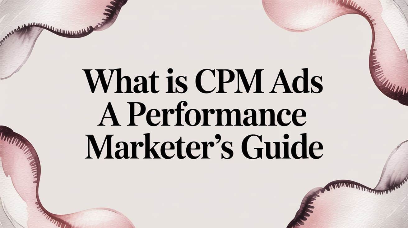 Featured image for What Is CPM Ads A Performance Marketer's Guide