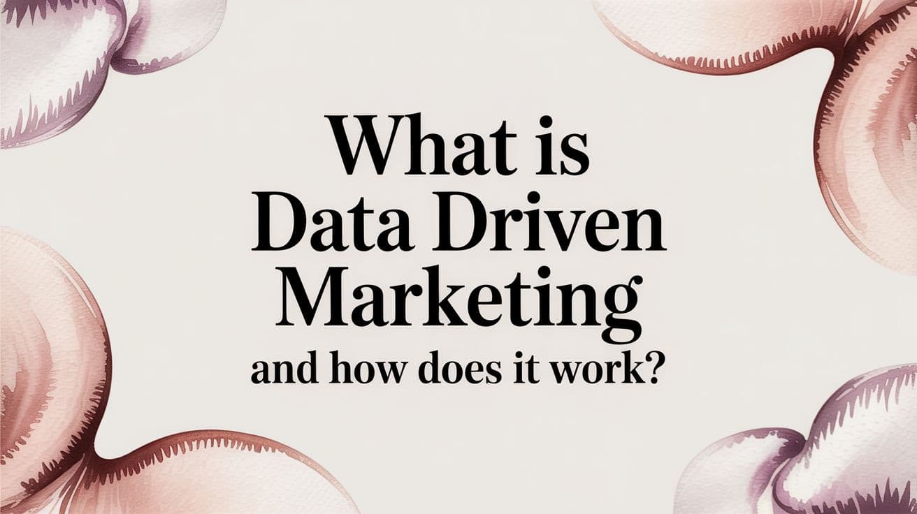 Featured image for What Is Data Driven Marketing and How Does It Work?