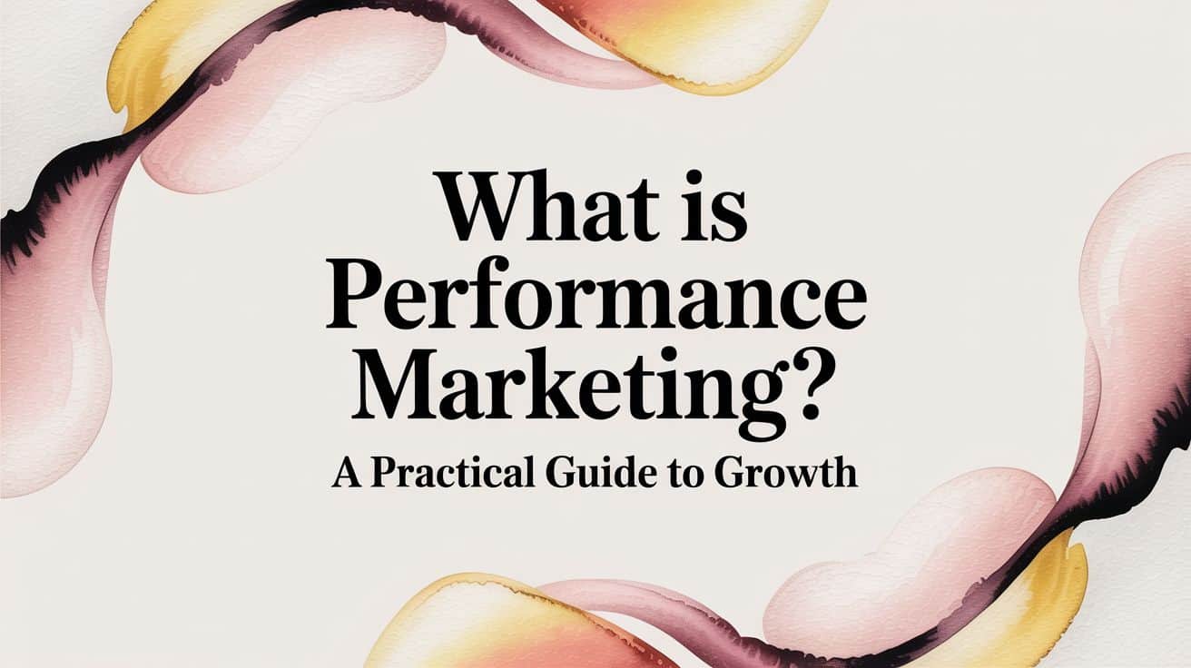 Featured image for What Is Performance Marketing? A Practical Guide to Growth