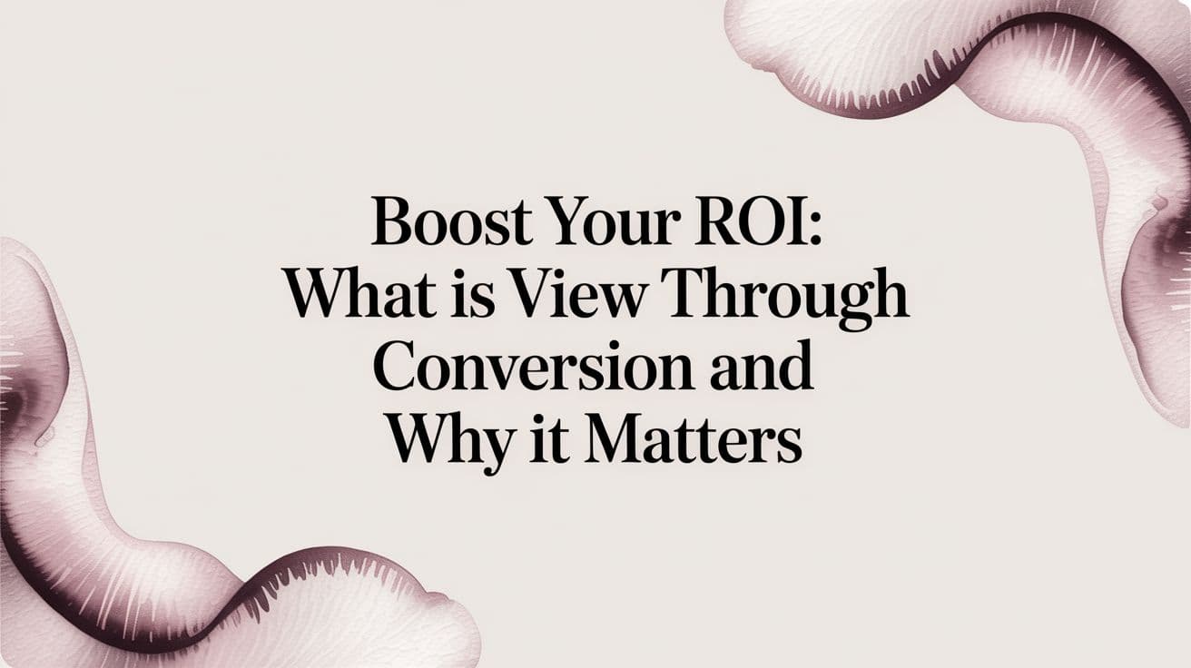 Featured image for: Boost Your ROI: what is view through conversion and why it matters