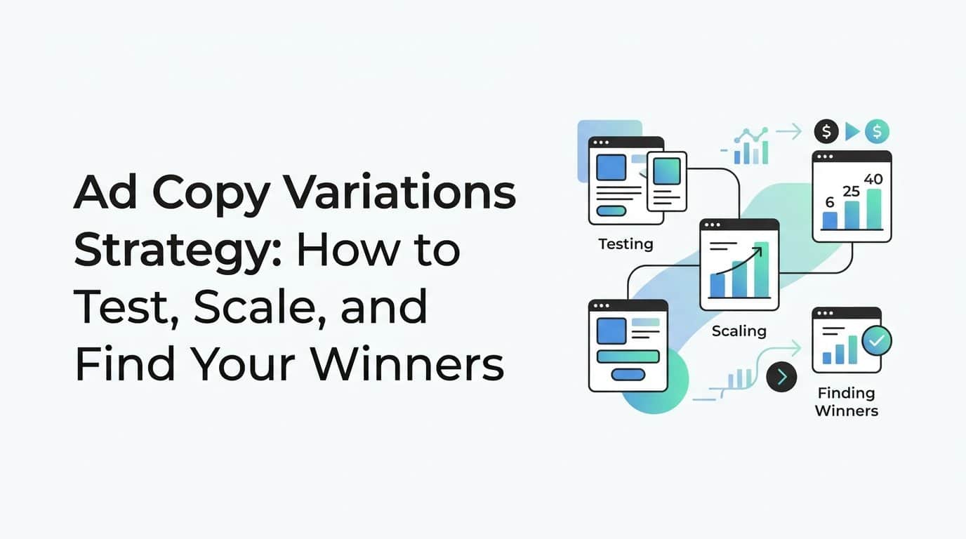 Featured image for Ad Copy Variations Strategy: How to Test, Scale, and Find Your Winners