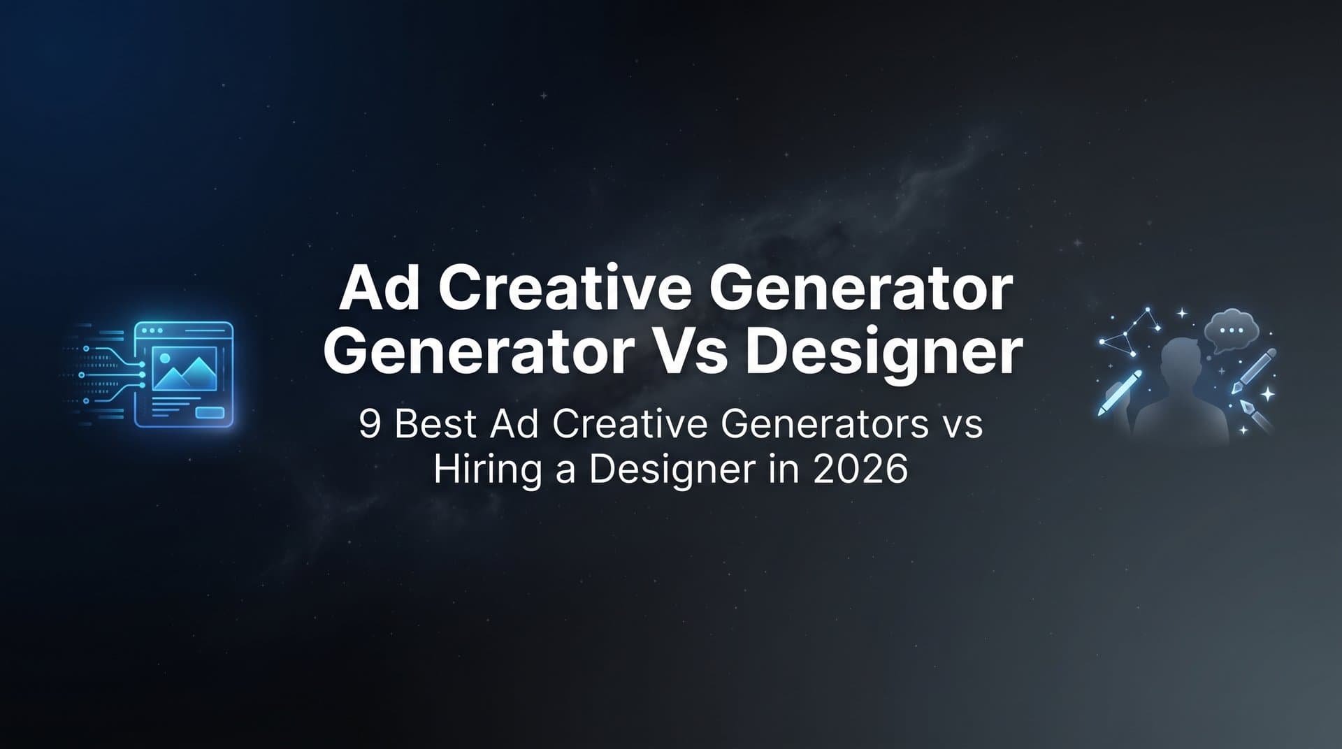 Featured image for: 9 Best Ad Creative Generators vs Hiring a Designer in 2026