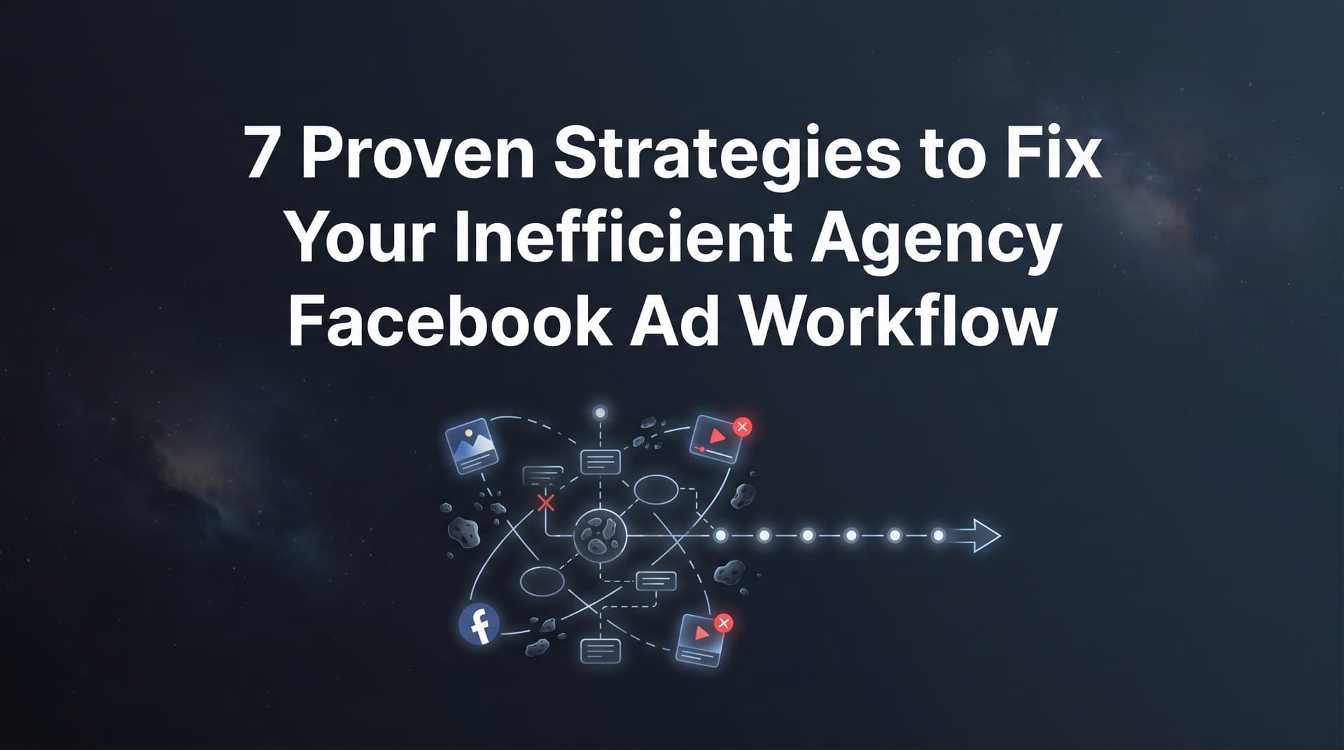 Featured image for: 7 Proven Strategies to Fix Your Inefficient Agency Facebook Ad Workflow