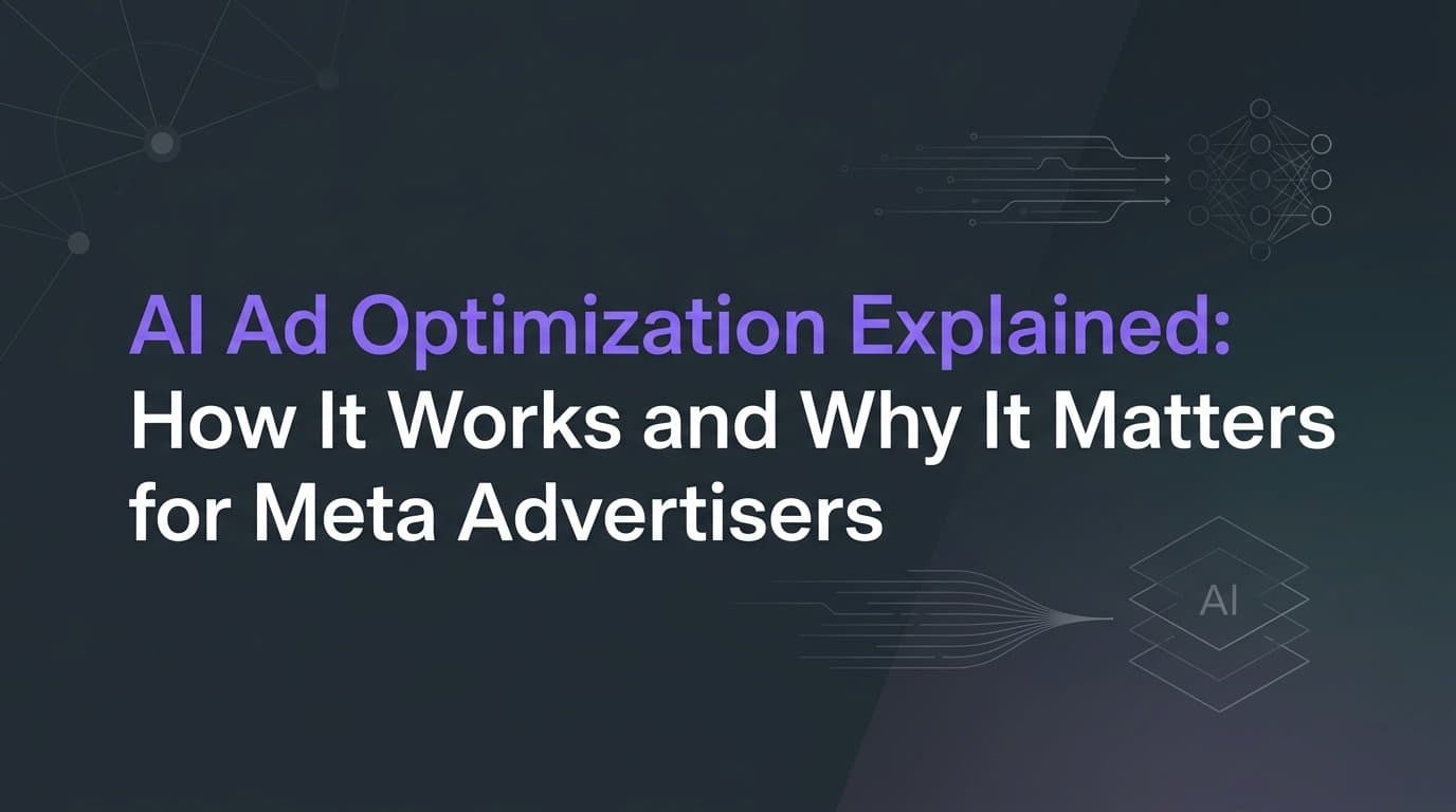 Featured image for: AI Ad Optimization Explained: How It Works and Why It Matters for Meta Advertisers
