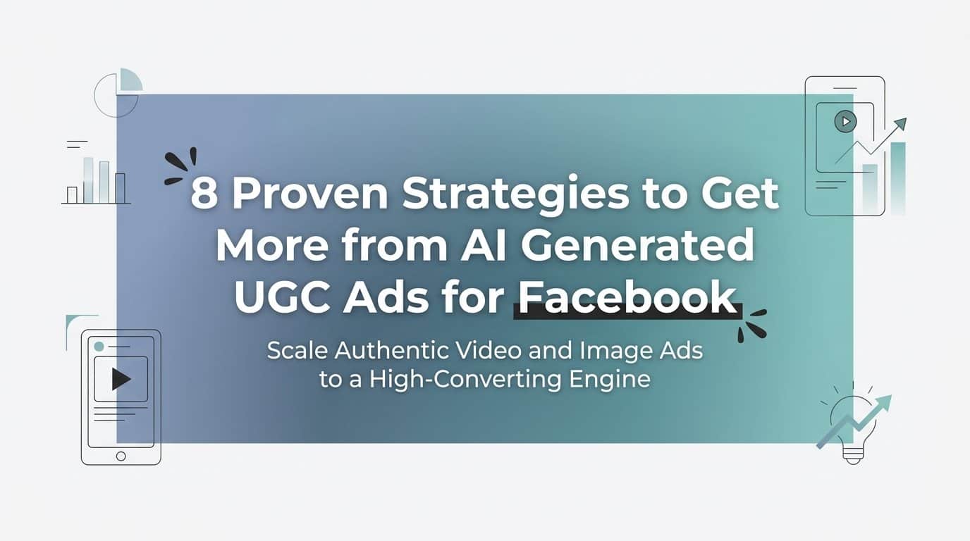 8 Proven Strategies to Get More from AI Generated UGC Ads for Facebook