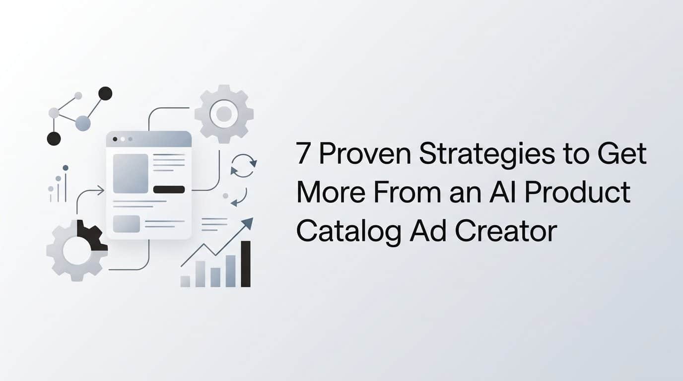 Featured image for 7 Proven Strategies to Get More From an AI Product Catalog Ad Creator