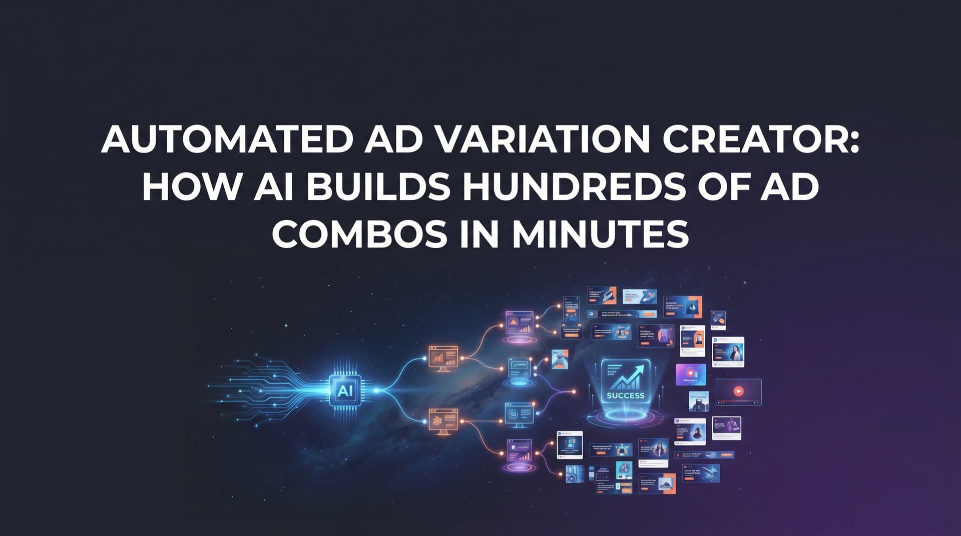 Featured image for: Automated Ad Variation Creator: How AI Builds Hundreds of Ad Combos in Minutes