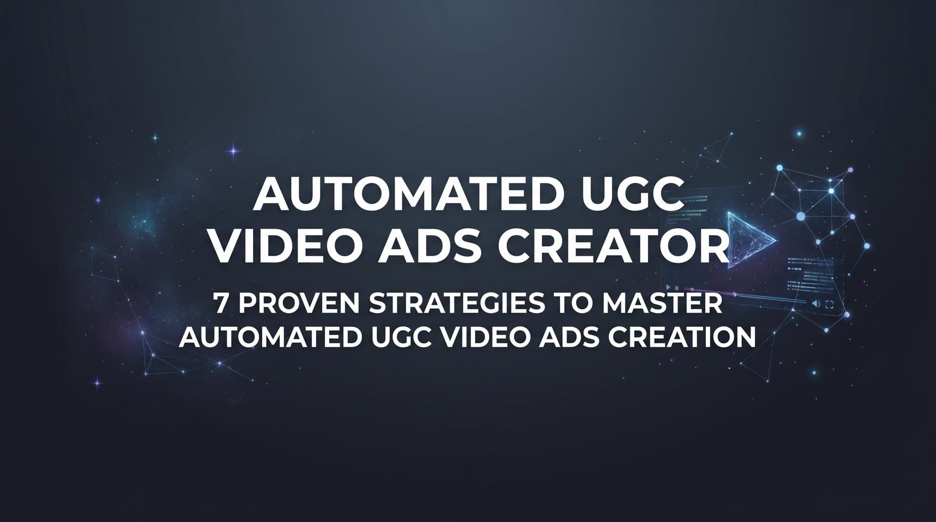 Featured image for: 7 Proven Strategies to Master Automated UGC Video Ads Creation