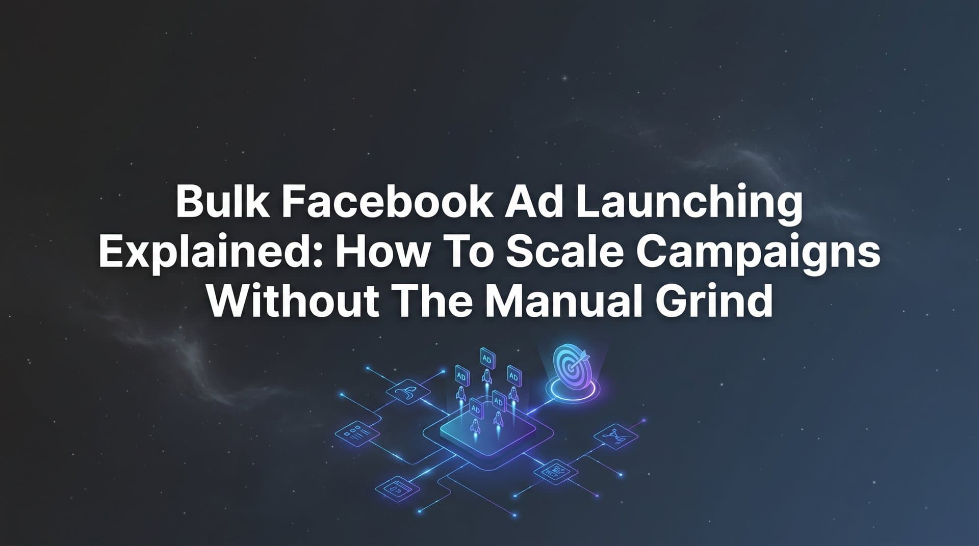 Featured image for: Bulk Facebook Ad Launching Explained: How to Scale Campaigns Without the Manual Grind