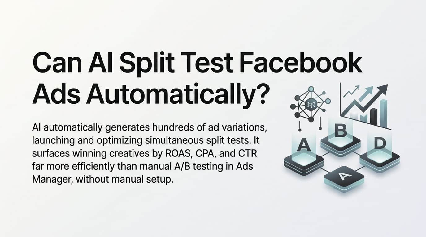 Can ai split test facebook ads automatically?
