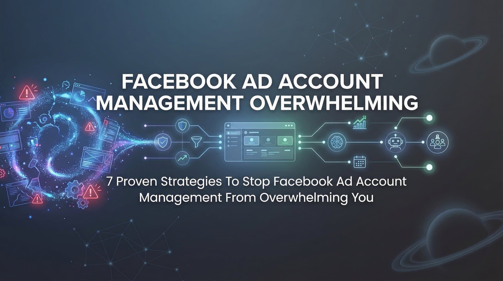 Featured image for: 7 Proven Strategies to Stop Facebook Ad Account Management From Overwhelming You