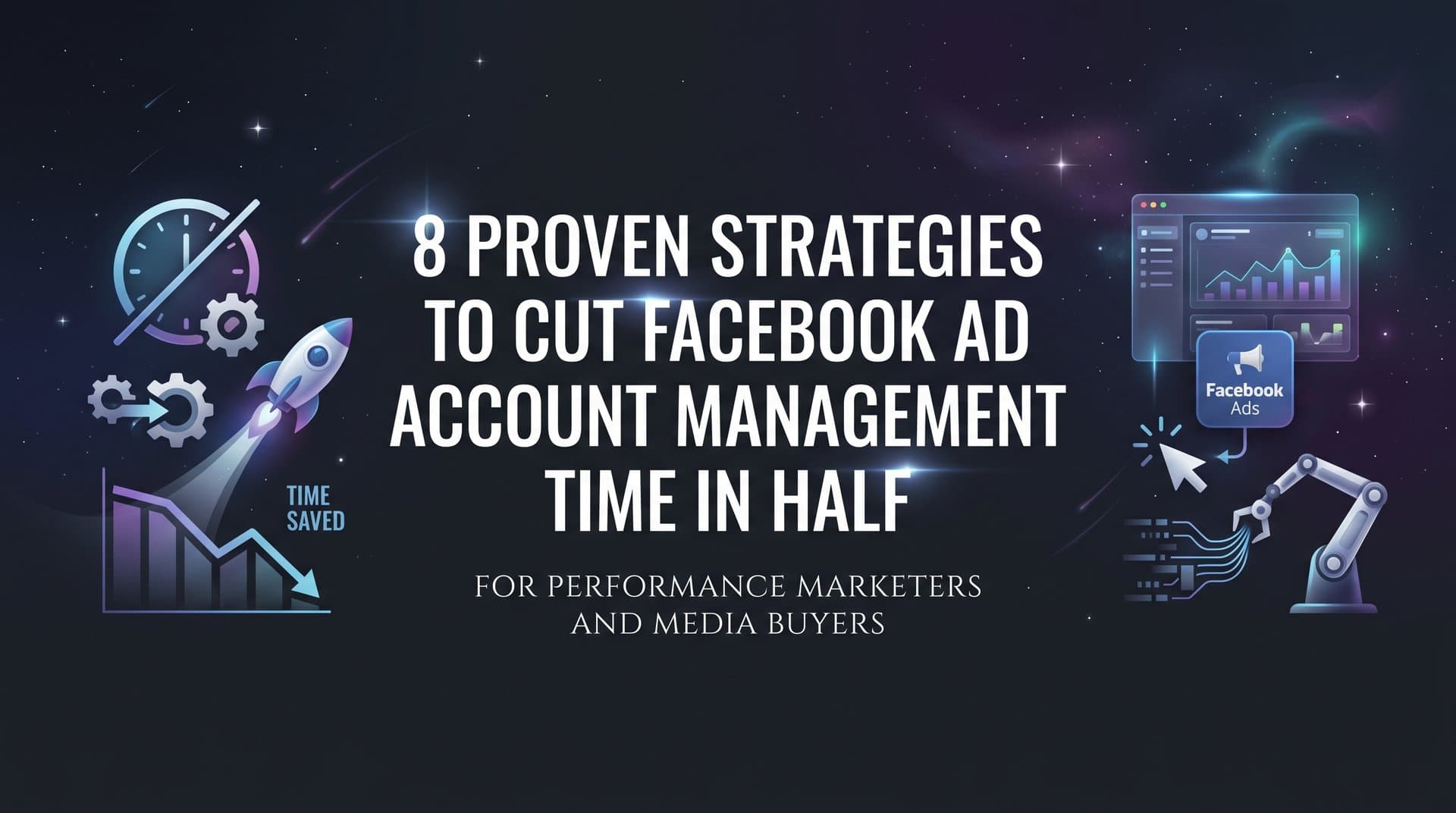 Featured image for: 8 Proven Strategies to Cut Facebook Ad Account Management Time in Half