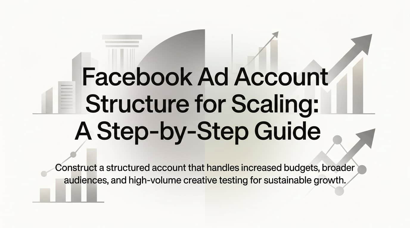 Featured image for Facebook Ad Account Structure for Scaling: A Step-by-Step Guide