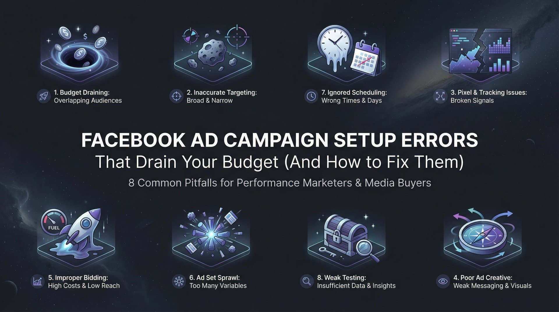 Featured image for: 8 Facebook Ad Campaign Setup Errors That Drain Your Budget (And How to Fix Them)