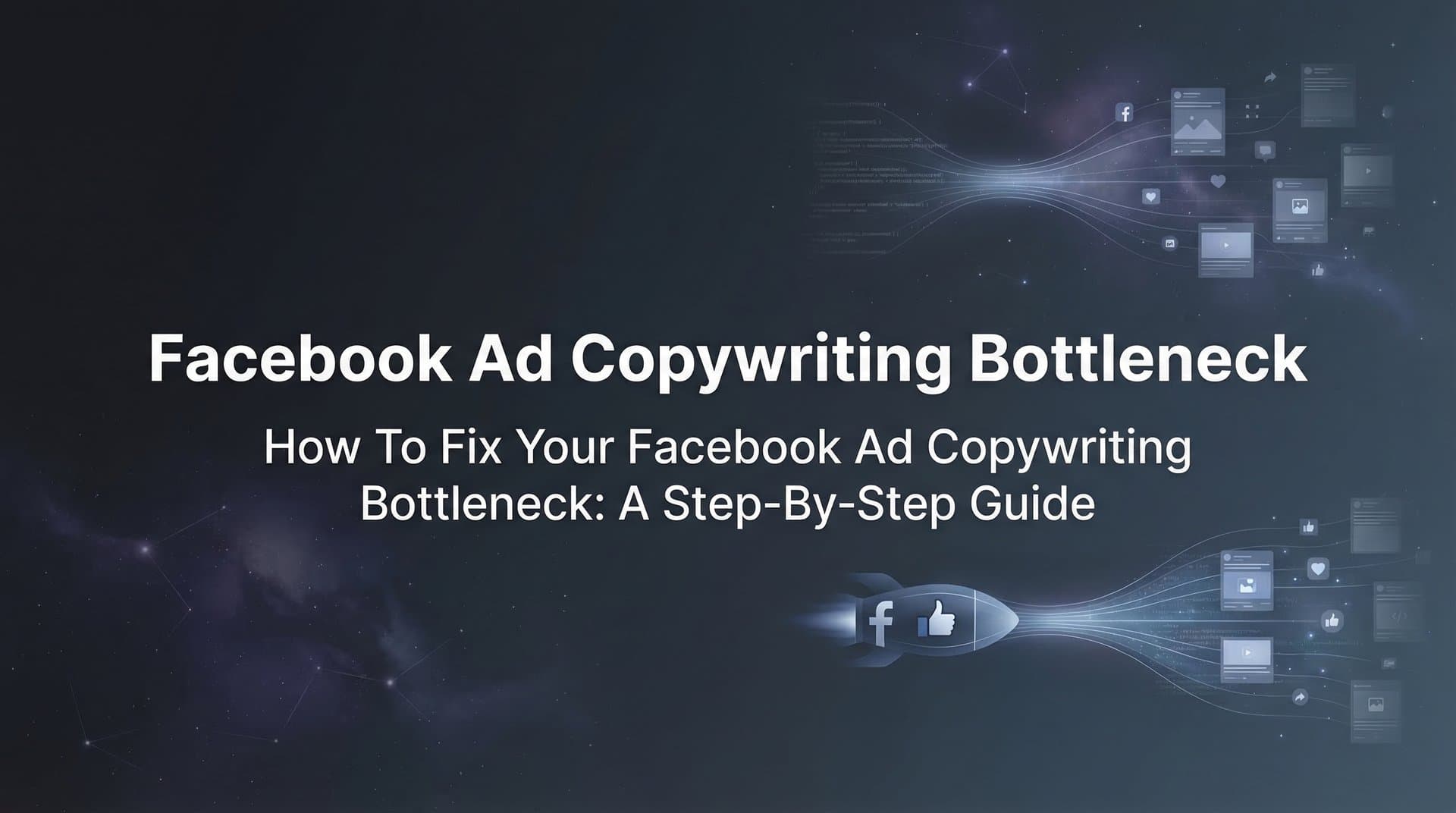 Featured image for: How to Fix Your Facebook Ad Copywriting Bottleneck: A Step-by-Step Guide