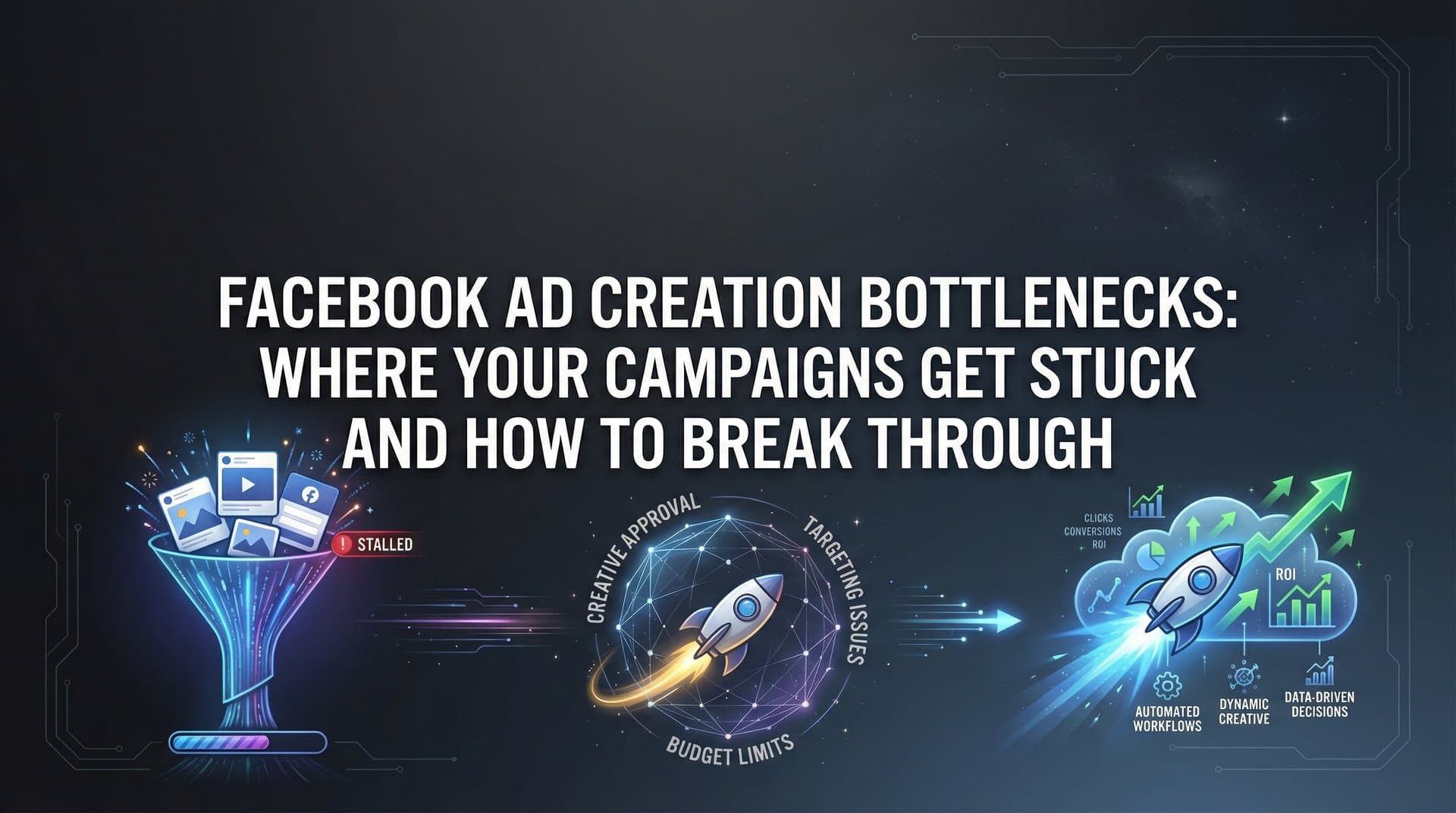 Featured image for: Facebook Ad Creation Bottlenecks: Where Your Campaigns Get Stuck and How to Break Through