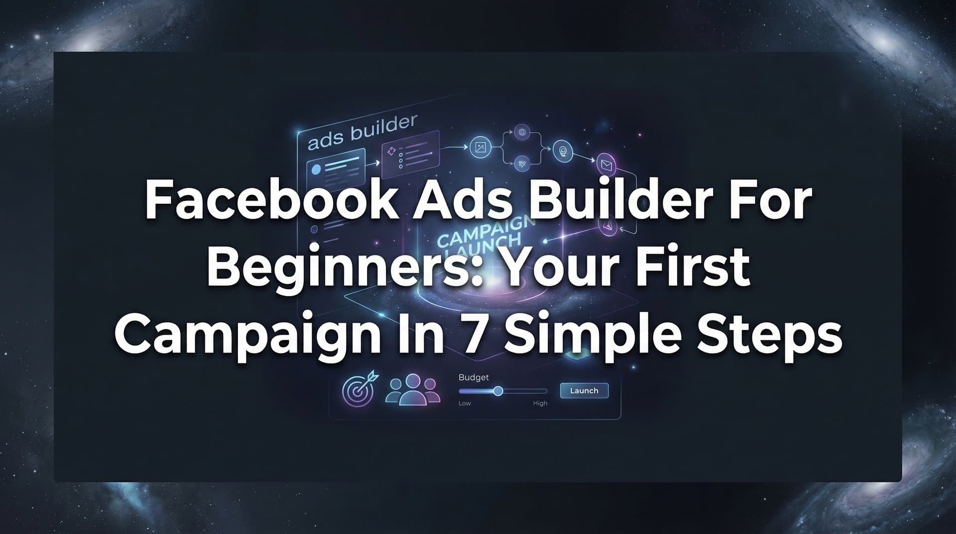 Featured image for: Facebook Ads Builder for Beginners: Your First Campaign in 7 Simple Steps