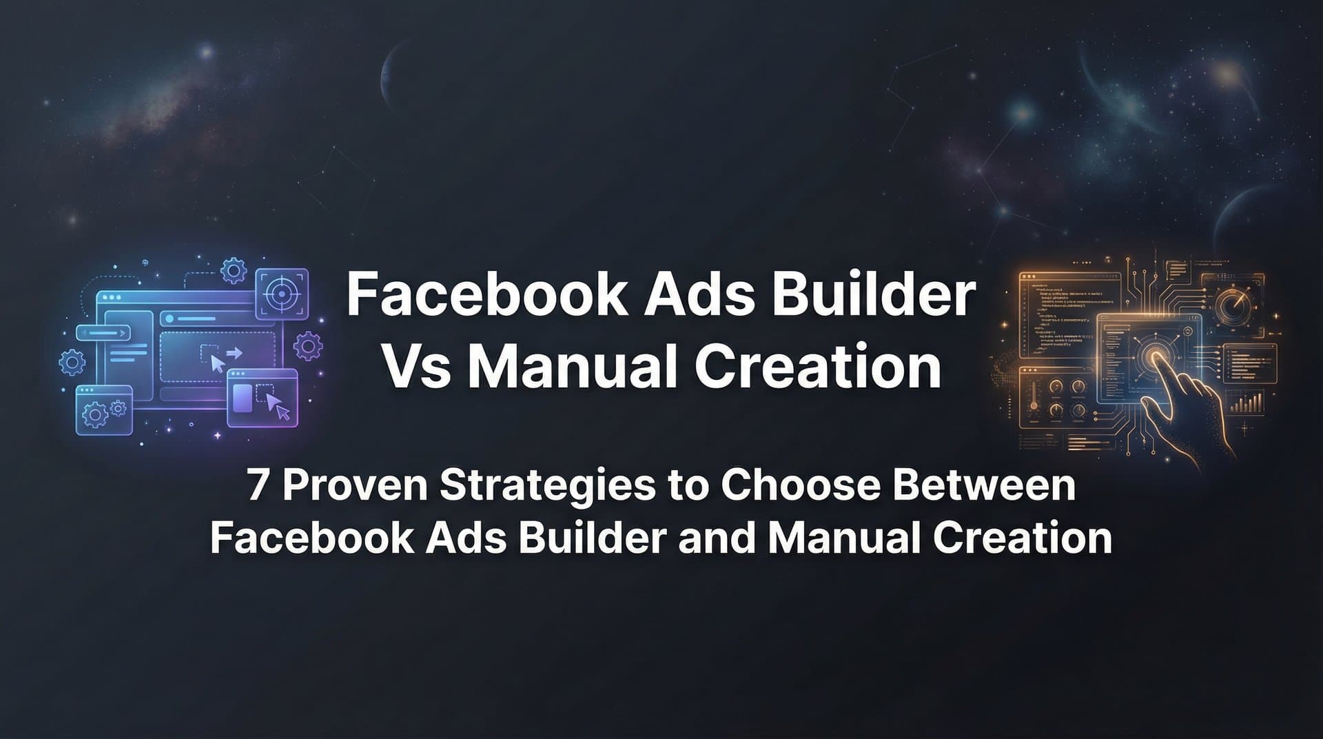 Featured image for: 7 Proven Strategies to Choose Between Facebook Ads Builder and Manual Creation