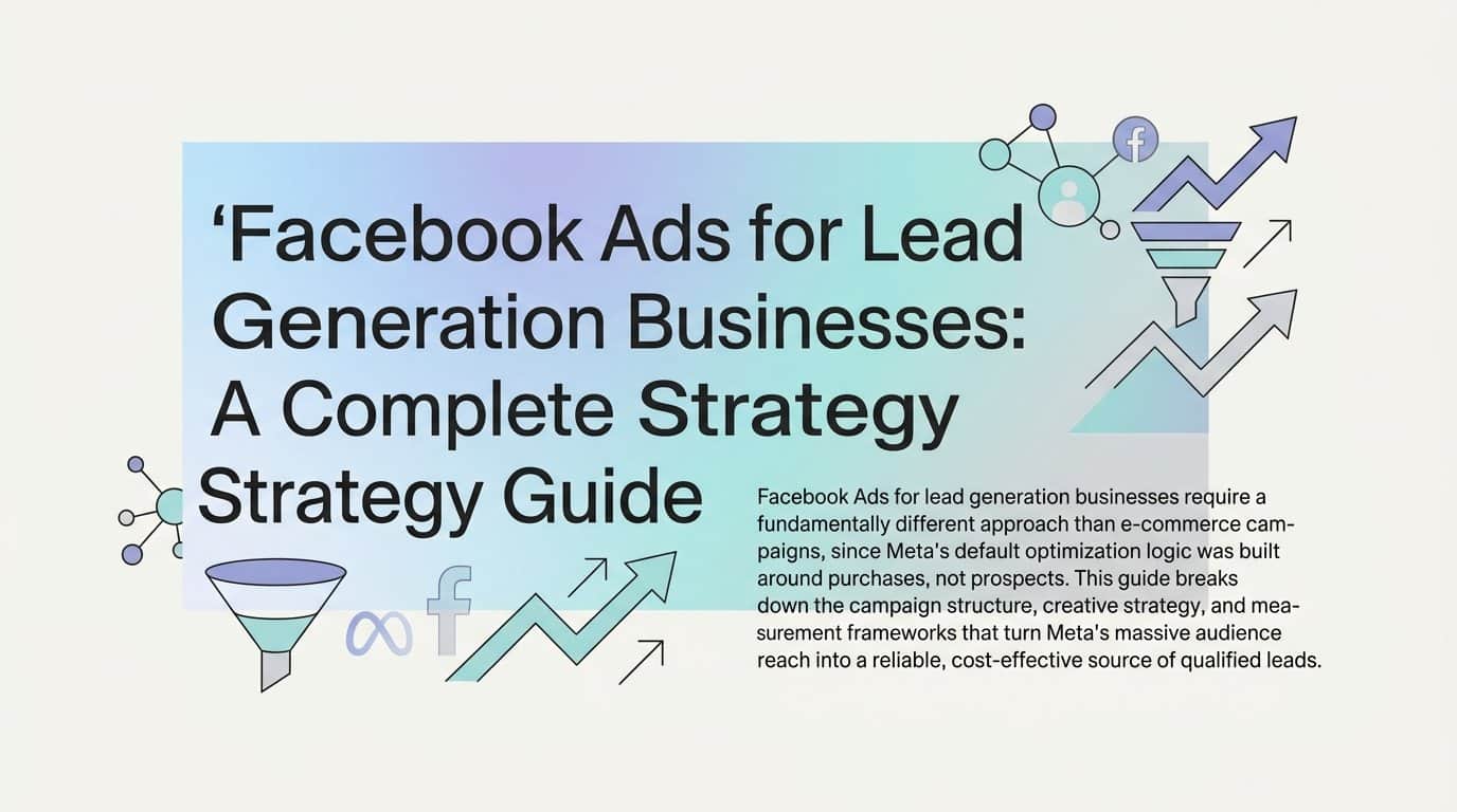 Featured image for Facebook Ads for Lead Generation Businesses: A Complete Strategy Guide