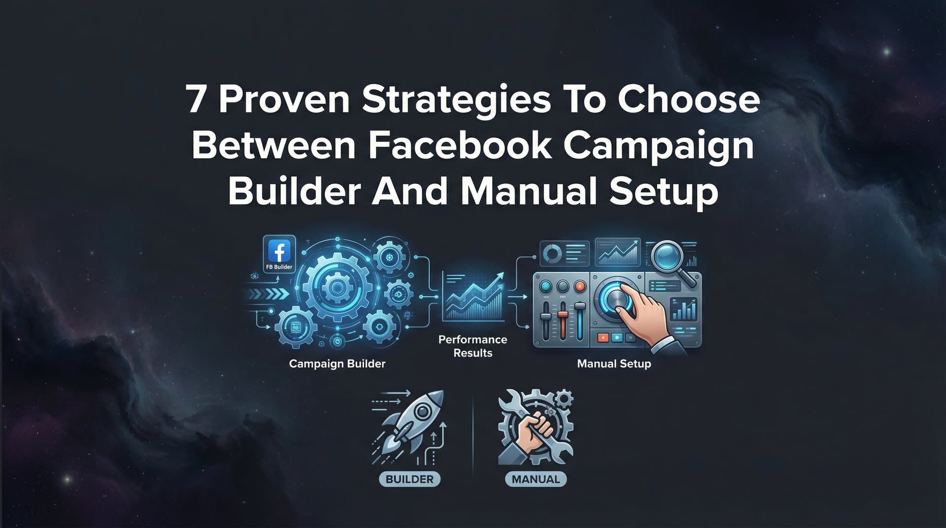 Featured image for: 7 Proven Strategies to Choose Between Facebook Campaign Builder and Manual Setup