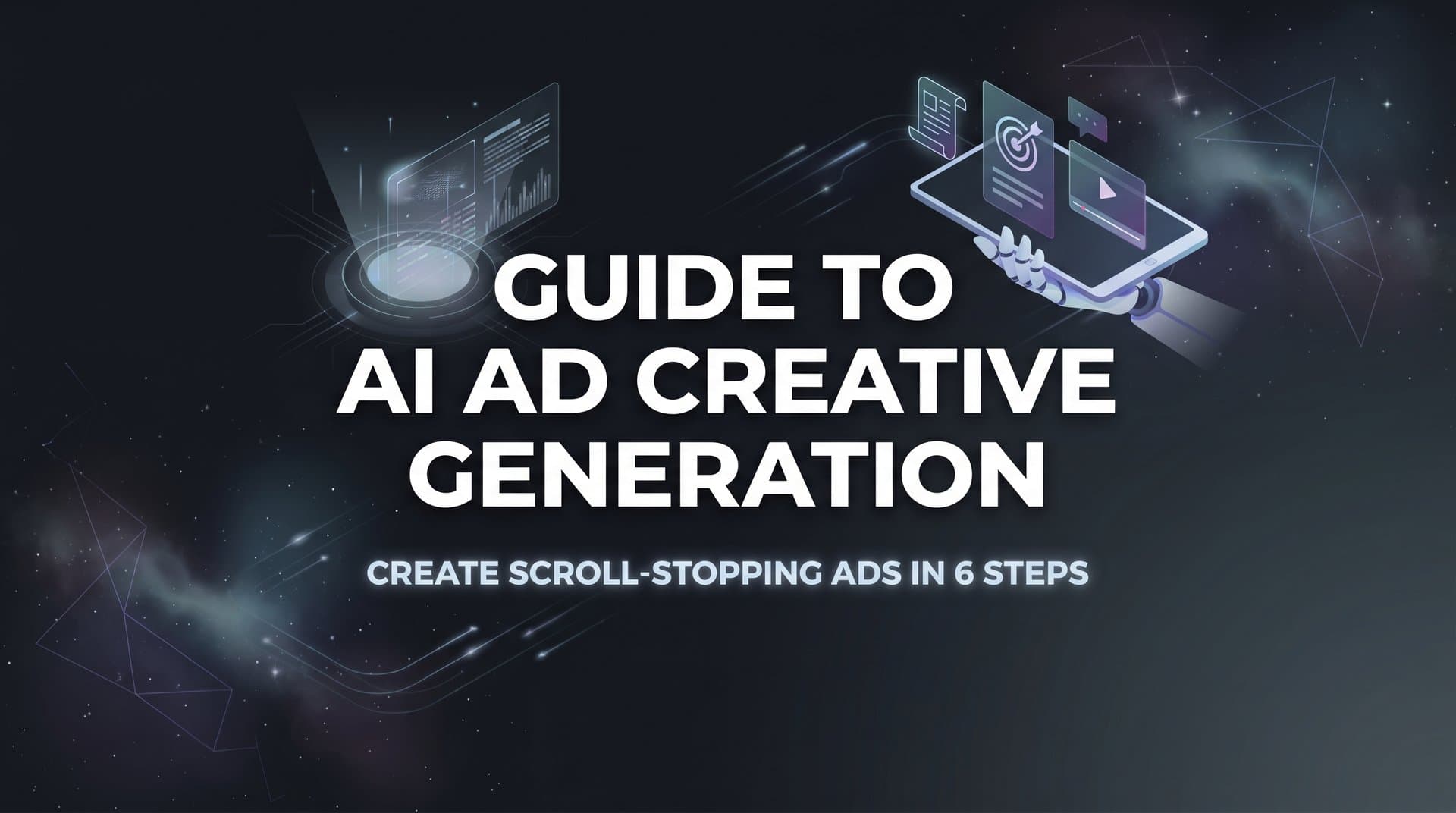 Featured image for: Guide to AI Ad Creative Generation: Create Scroll-Stopping Ads in 6 Steps
