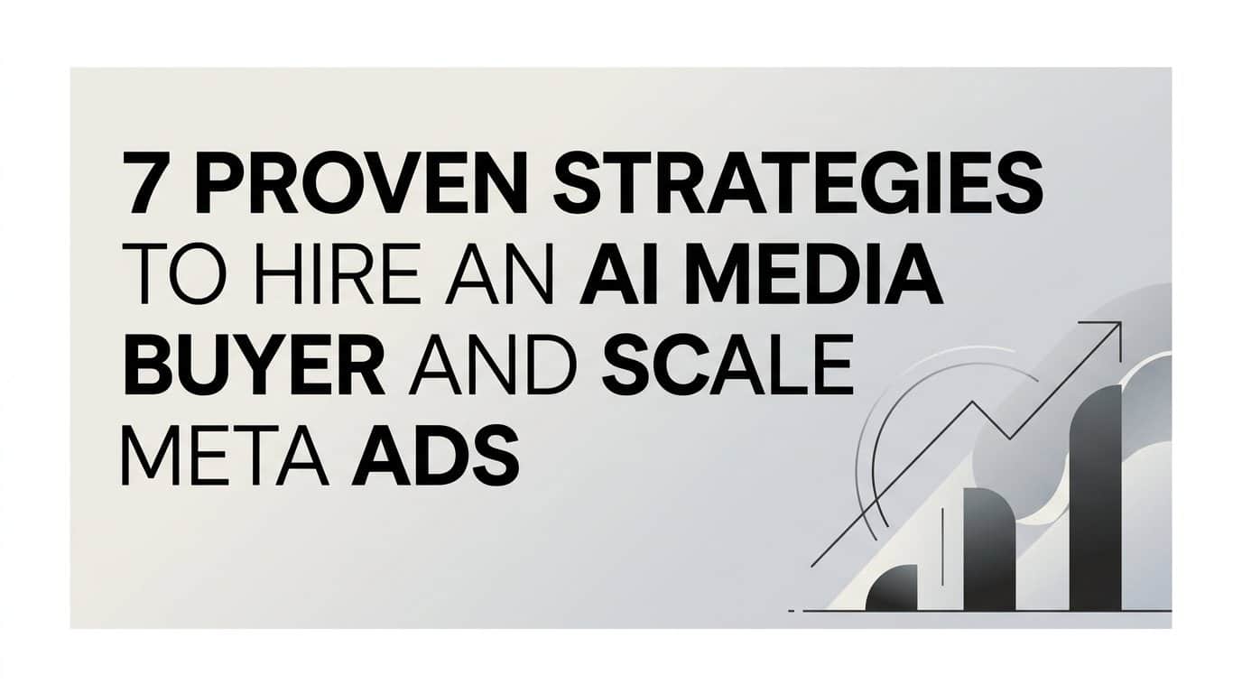 7 Proven Strategies to Hire an AI Media Buyer and Scale Your Meta Ads