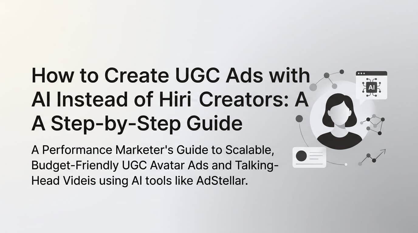 How to Create UGC Ads with AI Instead of Hiring Creators: A Step-by-Step Guide