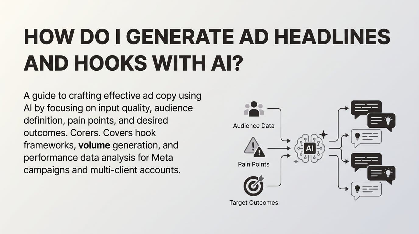 Featured image for: How do I generate ad headlines and hooks with ai?